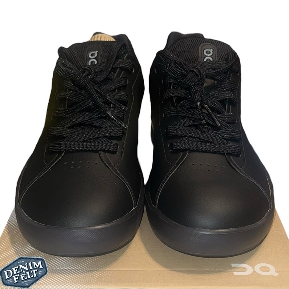On Running Cloud Womens All Black THE ROGER Advantage Sneakers/Shoes | NEW/NIB🖤 - Picture 7 of 16